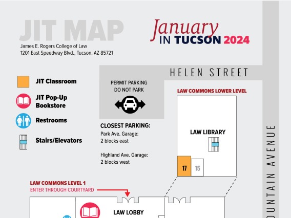 January in Tucson 2024 Map