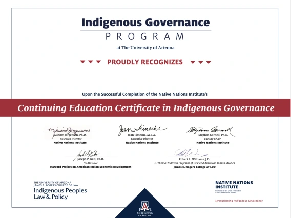 Continuing Education Certificate